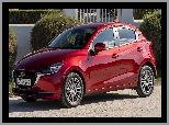 2020, Czerwona, Mazda 2