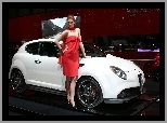 Kobieta, Alfa Romeo MiTo, Modelka